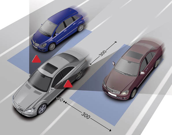 2010 E-Class Blind Spot Assist