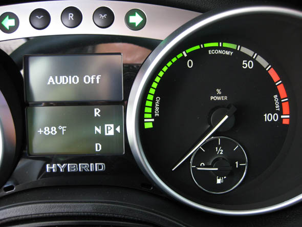 2010 Mercedes ML450 Hybrid insturment cluster display