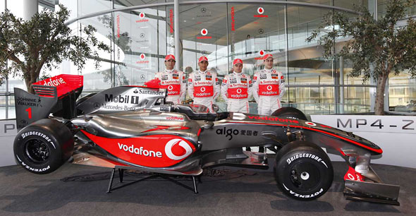 VodaFone McLaren Mercedes MP4-24 Launch 2009 Formula One